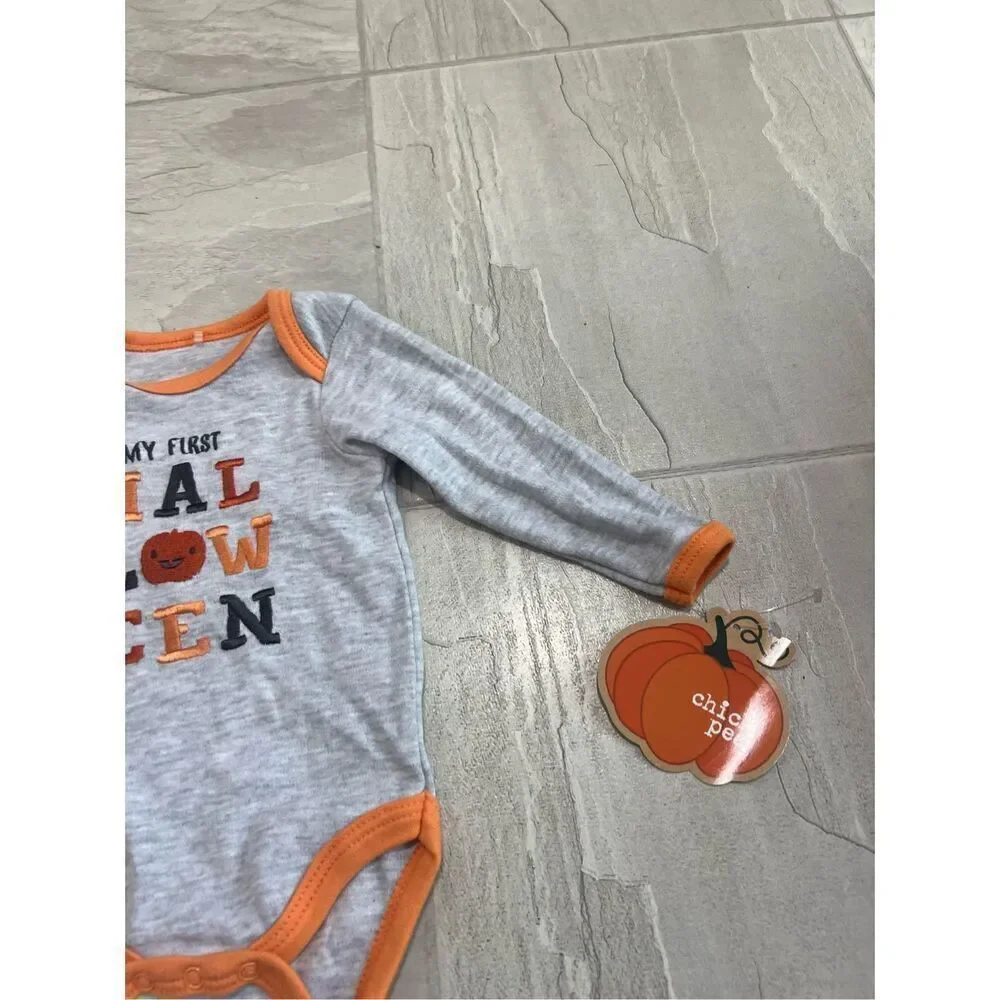 Chick Pea My First Halloween Bodysuit Size 0-3 Month NEW